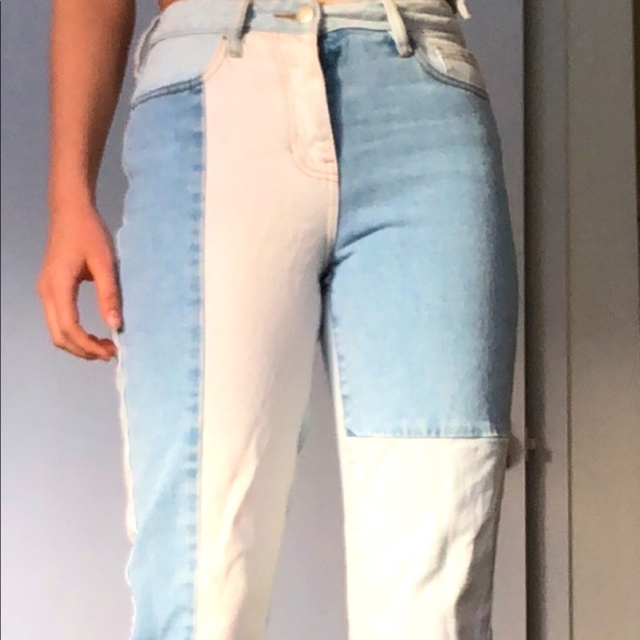 PacSun Denim - Pacsun patchwork mom jeans